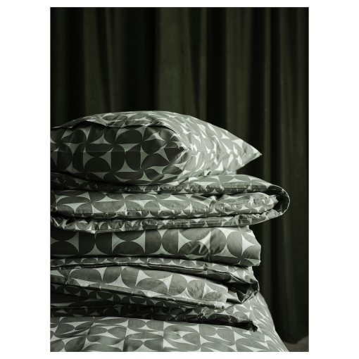 ÄNGSNEJLIKA, duvet cover and pillowcase, 150x200/50x60 cm, 205.411.20