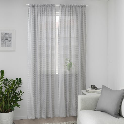 SANDDÅDRA, sheer curtains 1 pair, 145x300 cm, 205.489.75