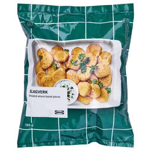 SLAGVERK, breaded wheat-based pieces, 500 g, 205.588.94