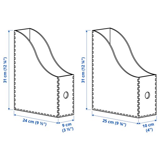KNUFF, θήκη περιοδικών, σετ 2 τεμ., 205.625.13