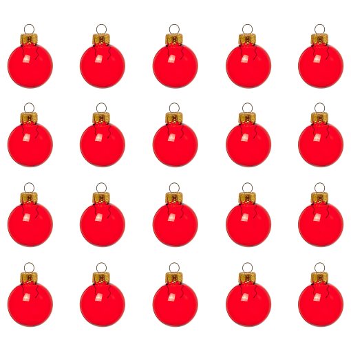 VINTERFINT, tree ornament/bauble/20 pack, 3.5 cm, 205.806.06