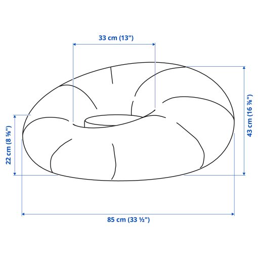 BRÄNNBOLL, inflatable gaming lounge chair, 205.847.46