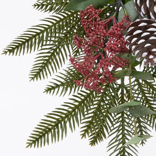 VINTERFINT, artificial bouquet in/outdoor/pine cone, 35 cm, 205.862.84