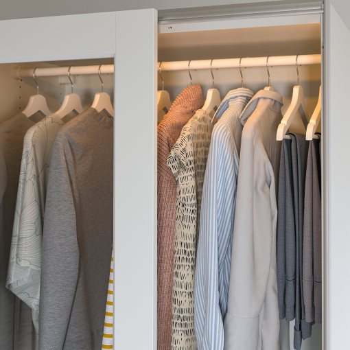 ÖVERSIDAN, wardrobe strip with built-in LED light source with sensor/dimmable, 71 cm, 205.894.85