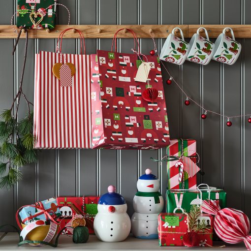 VINTERFINT, τσάντα δώρου, 2 τεμ. 26x35 cm, 206.043.39