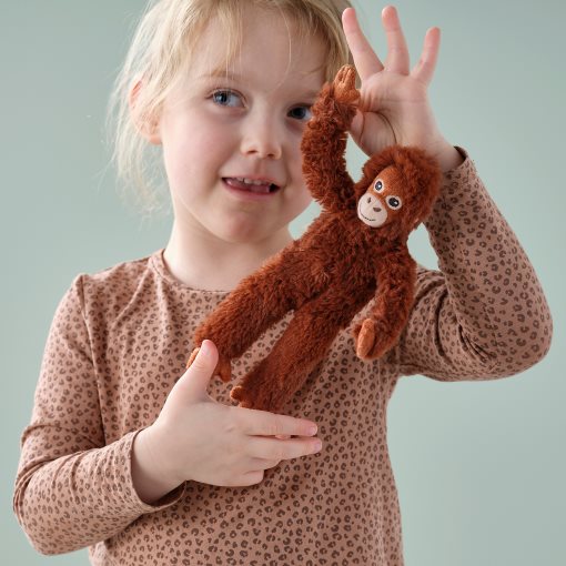 DJUNGELSKOG, soft toy/mini/orangutan, 20 cm, 206.061.02