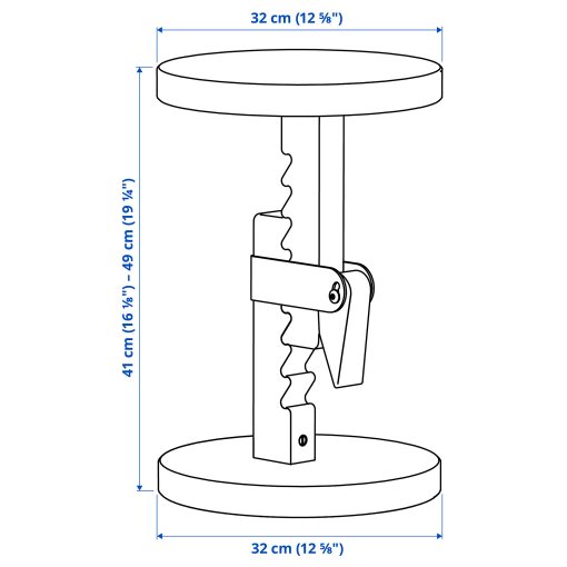 IKEA PS 2026, height adjustable stool, 206.179.16