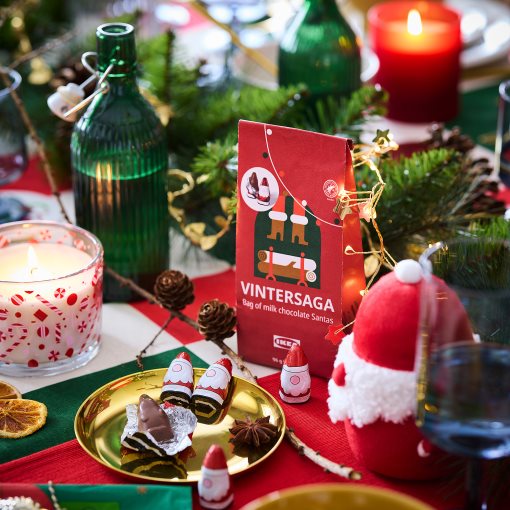 VINTERSAGA, σοκολάτα γάλακτος με κομμάτια πιπερόριζας, RAC, 100 g, 206.181.38