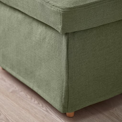 STRANDMON, slipcover for footstool, 206.328.51