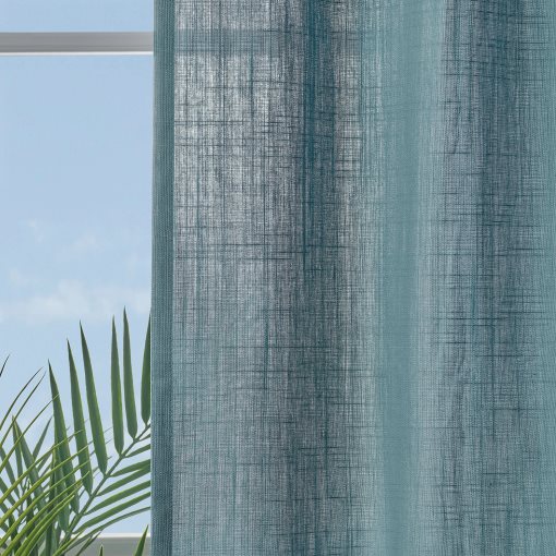 RITVA, curtains with heading tape and tie-backs/1 pair, 145x280 cm, 206.336.76