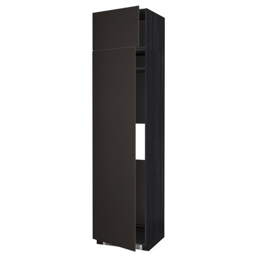 METOD, ψηλό ντουλάπι για ψυγείο ή καταψύκτη με 2 συρτάρια, 60x60x240 cm, 294.661.64