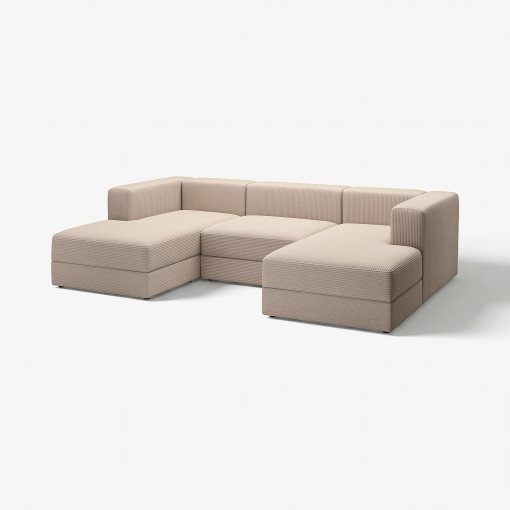 JÄTTEBO, 3,5-seat modular sofa with chaise longues/armrests, 294.713.87