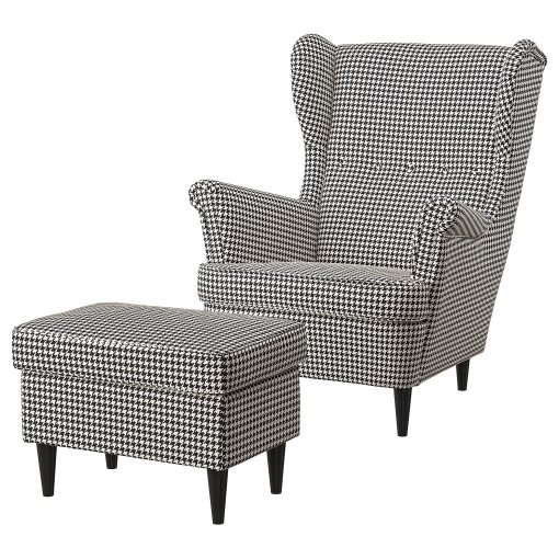 STRANDMON, armchair and footstool, 294.839.03