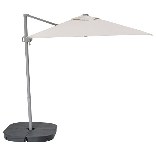 SVALÖN, parasol hanging with base, 300x200 cm, 294.957.03