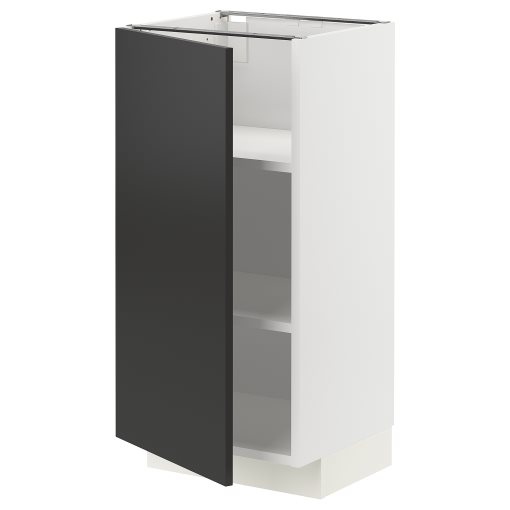 METOD, base cabinet with shelves, 40x37 cm, 294.990.27