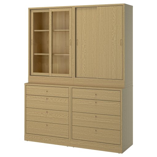 σύνθεση αποθήκευσης με συρτάρια, 164x47x210 cm, 295.478.82