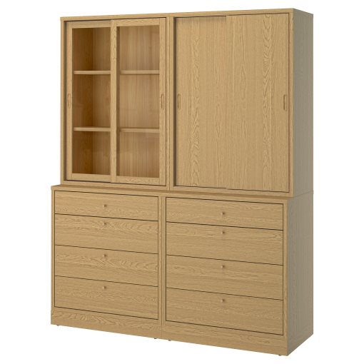 σύνθεση αποθήκευσης με συρτάρια, 164x47x210 cm, 295.478.82
