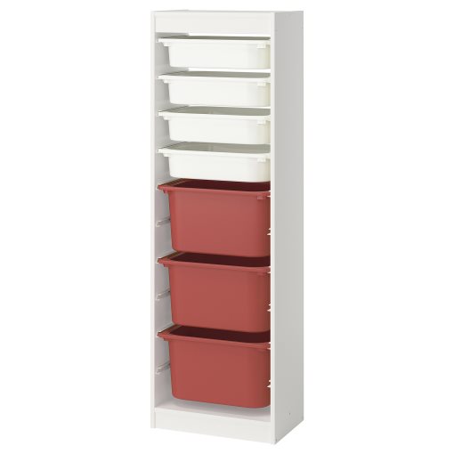 TROFAST, storage combination with boxes, 46x30x145 cm, 295.754.55