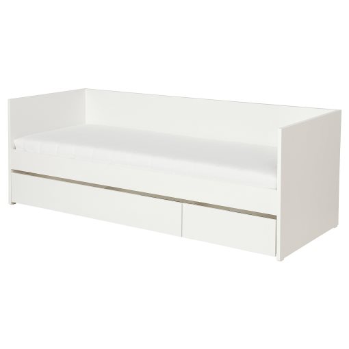 VIHALS, day-bed with storage/1 mattress, 80x200 cm, 295.805.84