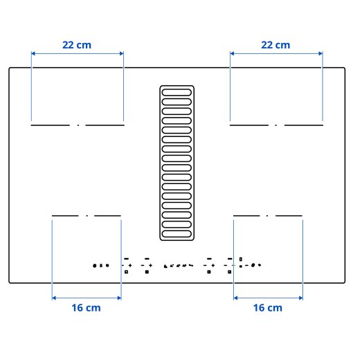 TÄCKNAN, induction hob/interior extractor with recirculation kit/IKEA 300, 80 cm, 296.125.04