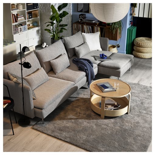 SÖDERHAMN, 4-seat sofa-bed with chaise longue, 296.164.46