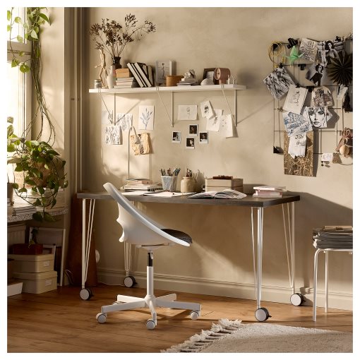 KRILLE, leg with castor, 302.502.57