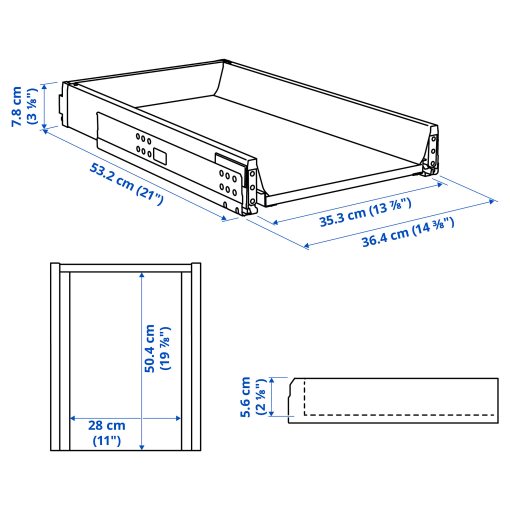 MAXIMERA, drawer, low, 302.850.30