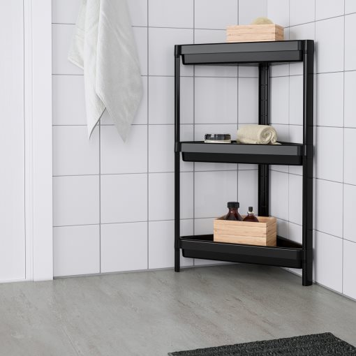 VESKEN, corner shelf unit, 33x33x71 cm, 304.710.94