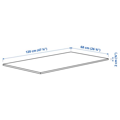 MITTZON, table top, 120x68 cm, 305.156.15