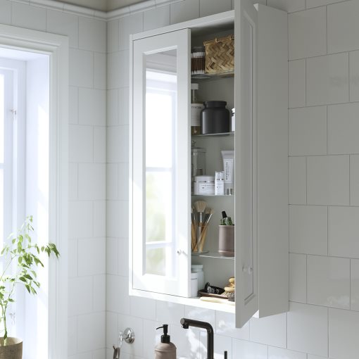 TANNFORSEN, mirror cabinet with doors, 60x15x95 cm, 305.351.28