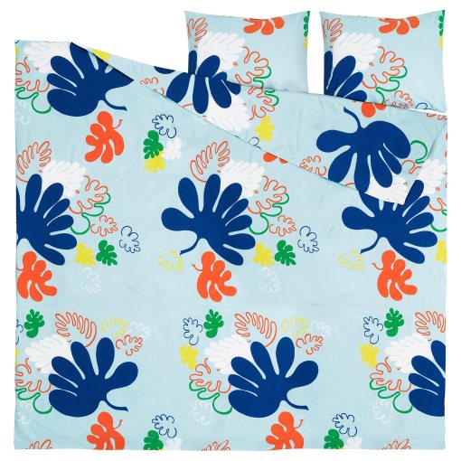 KANTDRACENA, duvet cover and 2 pillowcases, 240x220/50x60 cm, 305.613.63
