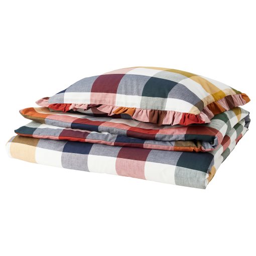 ALHÄNGEMAL, duvet cover and pillowcase, 150x200/50x60 cm, 305.649.36