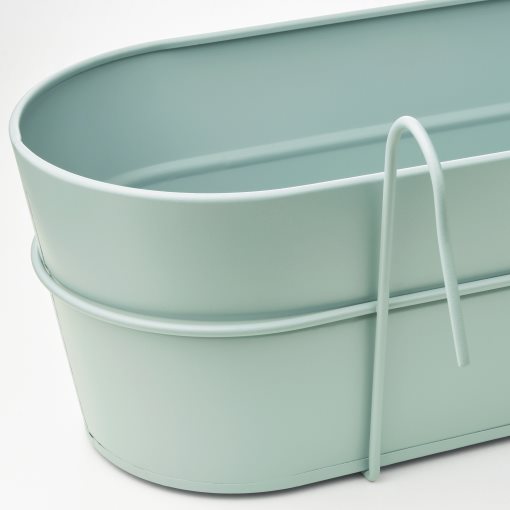 VITLÖK, flower box with holder in/outdoor, 56x20 cm, 305.847.55