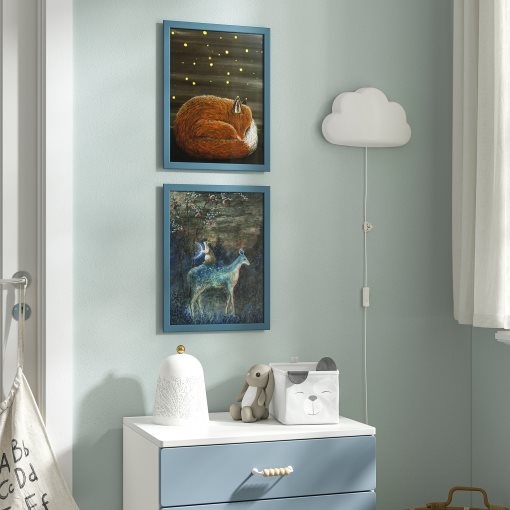 BILD, πόστερ/ύπνος υπό το φως της νύχτας, 2 τεμ. 30x40 cm, 306.019.72