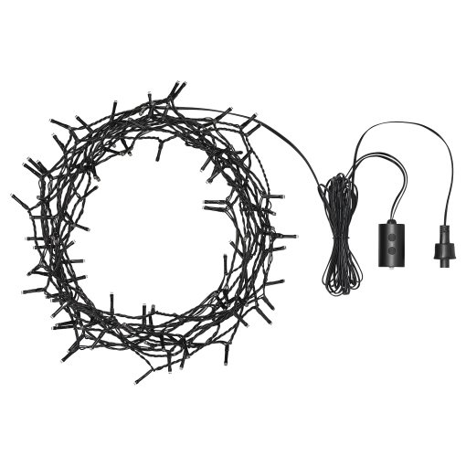GETKÅL, lighting chain with built in LED light source/outdoor, 15 m, 306.028.77