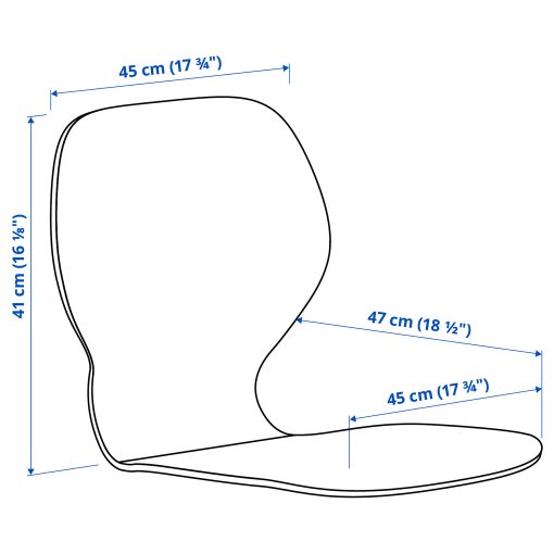 SKÅLSTA, seat shell, 306.116.69