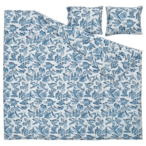 BITTERSÖTA, duvet cover and 2 pillowcases, 240x220/50x60 cm, 306.209.75