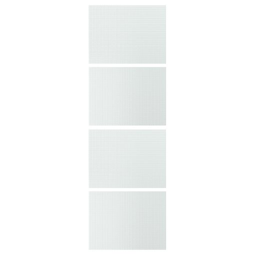 LUNDBRÄSMA, 4 πάνελ για σκελετό συρόμενης πόρτας, 75x236 cm, 306.292.35