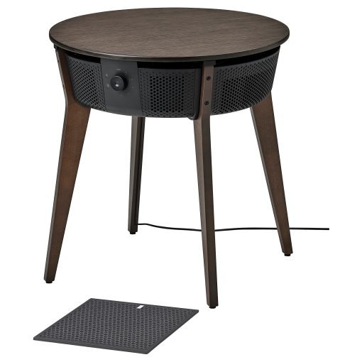STARKVIND, table with air purifier and additional gas filter, 394.442.18