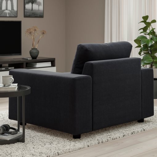 VIMLE, armchair with wide armrests, 394.771.95