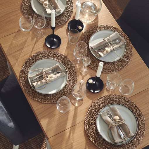 DANDERYD/DANDERYD, table and 2 chairs, 74/134x80 cm, 394.839.31