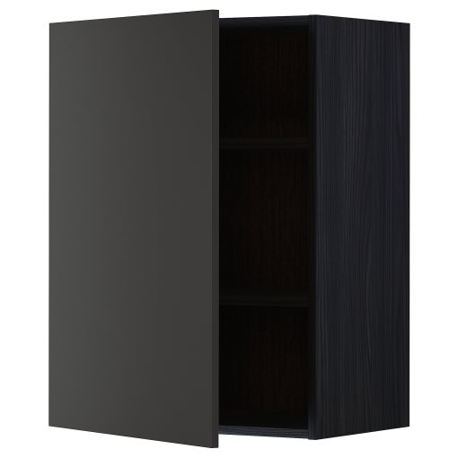 METOD, wall cabinet with shelves, 60x80 cm, 394.976.31