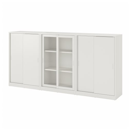 TONSTAD, storage combination with sliding doors, 243x37x116 cm, 395.717.58