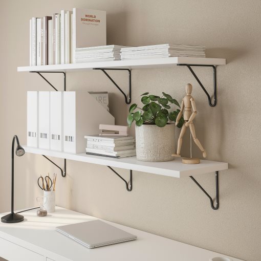 BERGSHULT/FORLAGGARE, wall shelf, 120x30 cm, 395.727.91