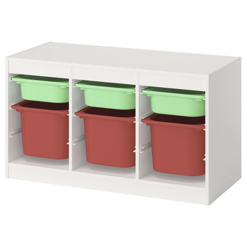 TROFAST, storage combination with boxes, 99x44x56 cm, 395.747.28