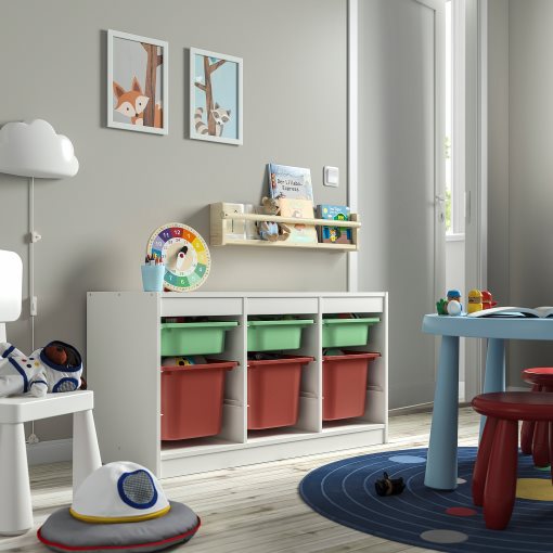 TROFAST, storage combination with boxes, 99x44x56 cm, 395.747.28