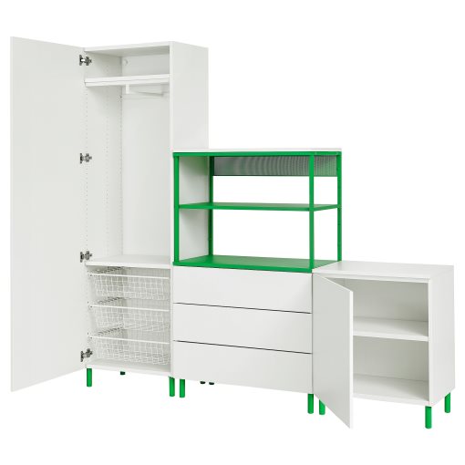 PLATSA, wardrobe with 2 doors/3 drawers, 200x42x191 cm, 395.962.64