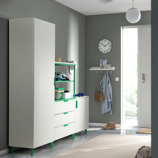 PLATSA, wardrobe with 2 doors/3 drawers, 200x42x191 cm, 395.962.64