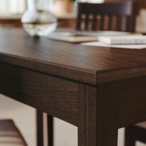 NÄSINGE/BERGMUN, table and 4 chairs, 130x80 cm, 395.970.27