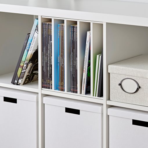 KALLAX, insert with 4 shelves, 33x33 cm, 404.237.19